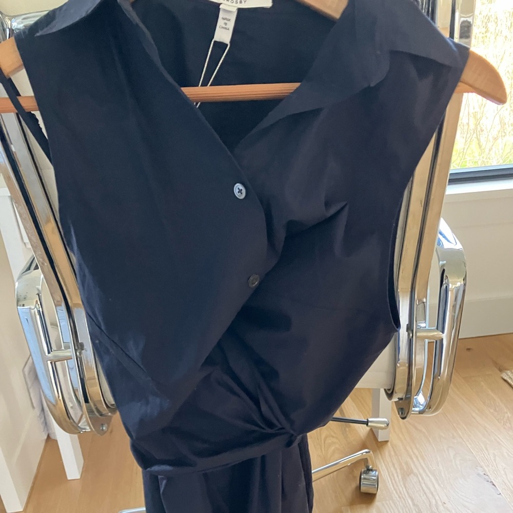 Derek Lam 10 Crosby 3 in 1 dress, top navy 4